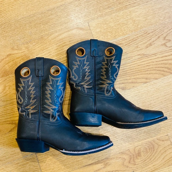 Vintage Smoky Mountain Brown Leather Cowboy Boots - Picture 5 of 8